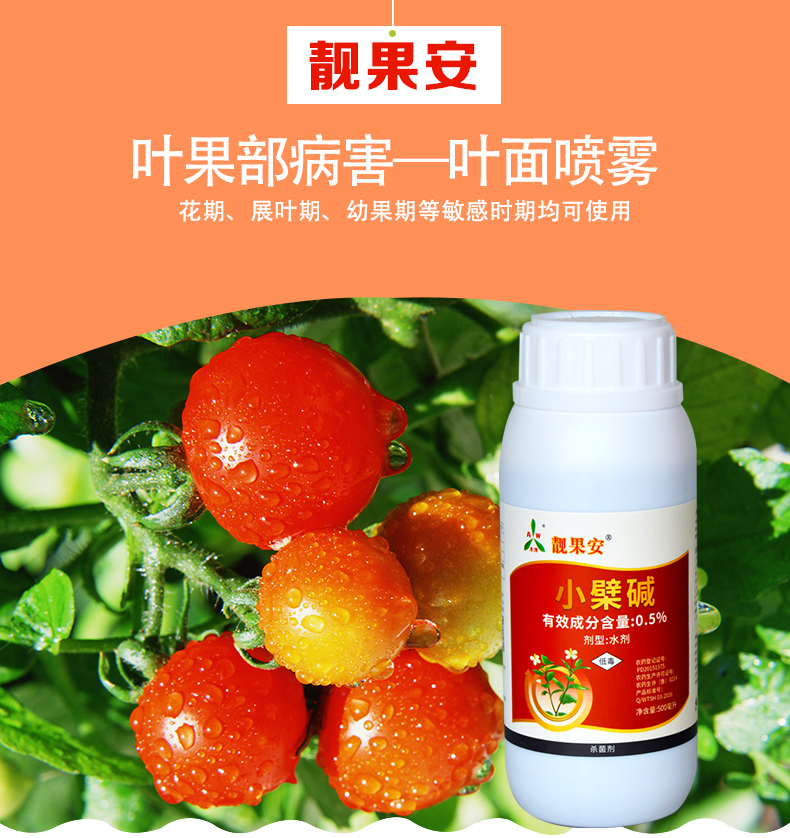 靓果安桃树穿孔病柑橘疮痂病核桃黑斑病炭疽病缩叶病角斑病杀菌剂